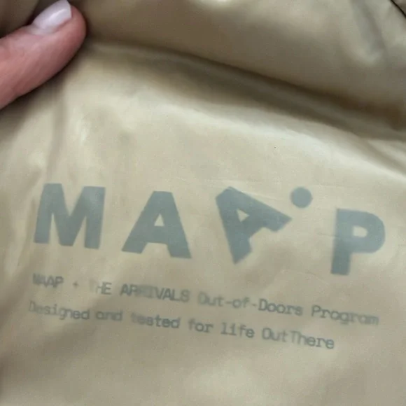 MAAP x The Arrivals Alt Road Jacket - Sand Gold, Hooded Packable Quilted, Side - Picture 2 of 15